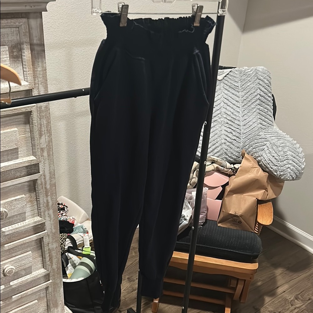 Navy knit Women's Pants
